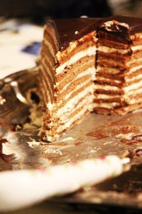 Layer Cake Chocolate Cake Russian