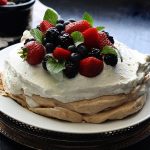 Mixed Berries Pavlova Pie Cake