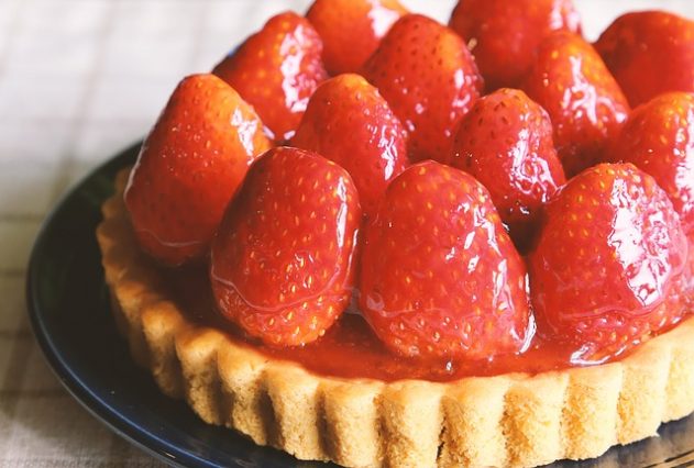 Strawberry Tart Cake Strawberry